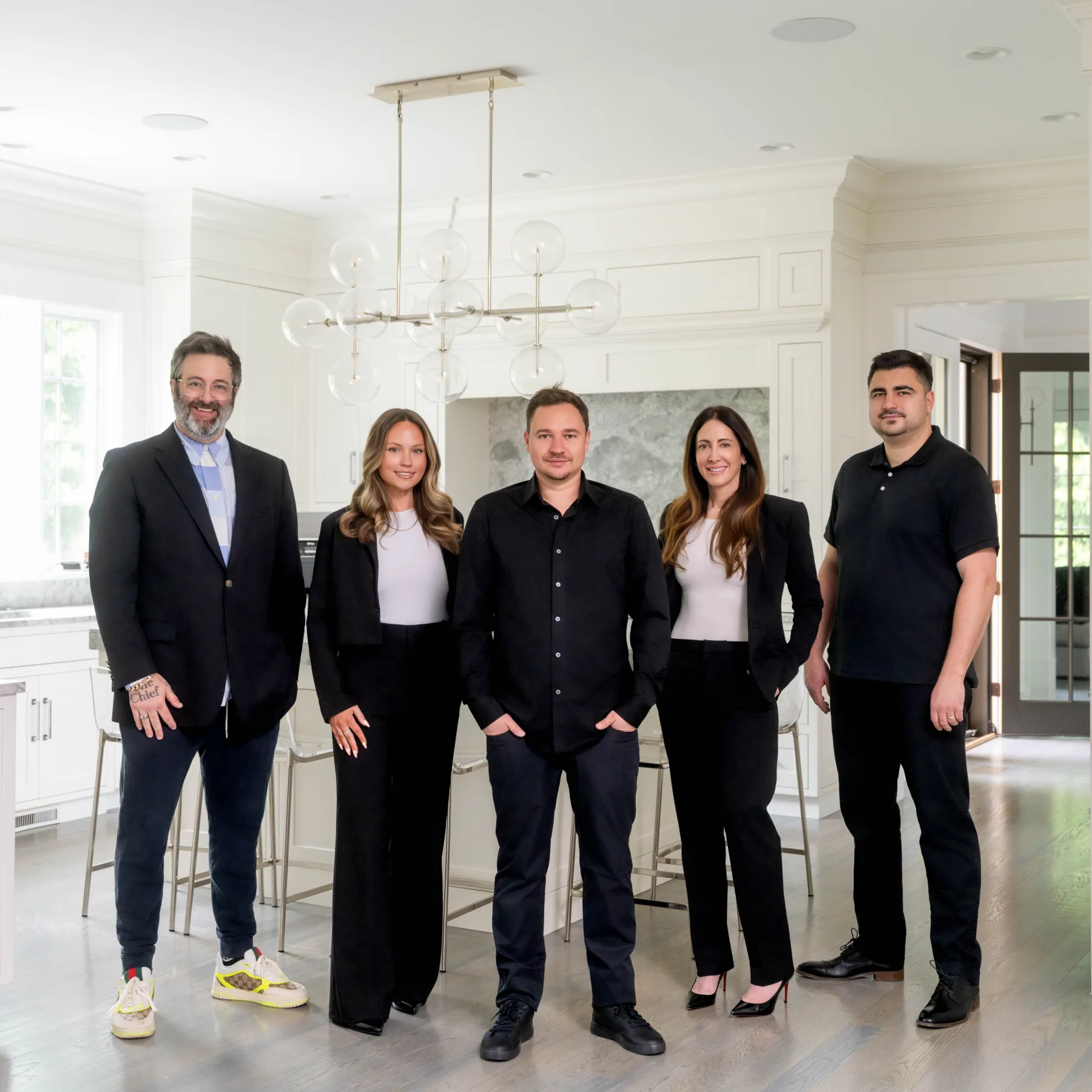 Craig Brody, Ashlie Tucker, Steven Novak, Melissa Muken, and Valvel Temin of BMN Boston