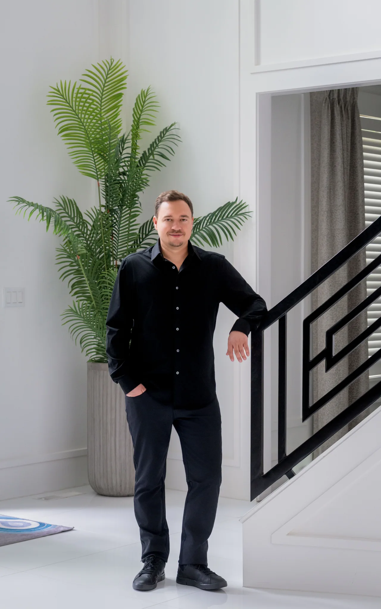 Steven Novak at a Greater Boston home