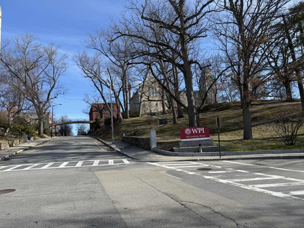 WPI Institute Road entrance